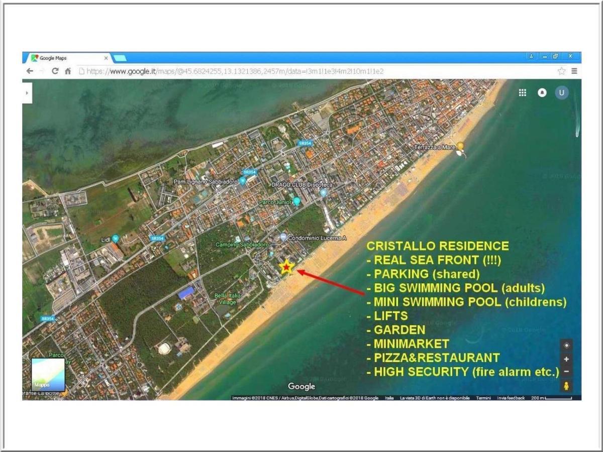 Cristallo Residence Lignano Sabbiadoro Buitenkant foto